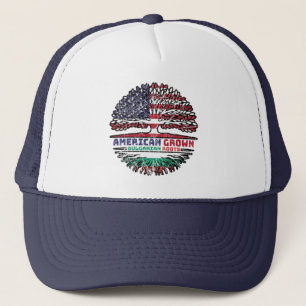 Bulgaria Bulgarian US American USA United States Trucker Hat