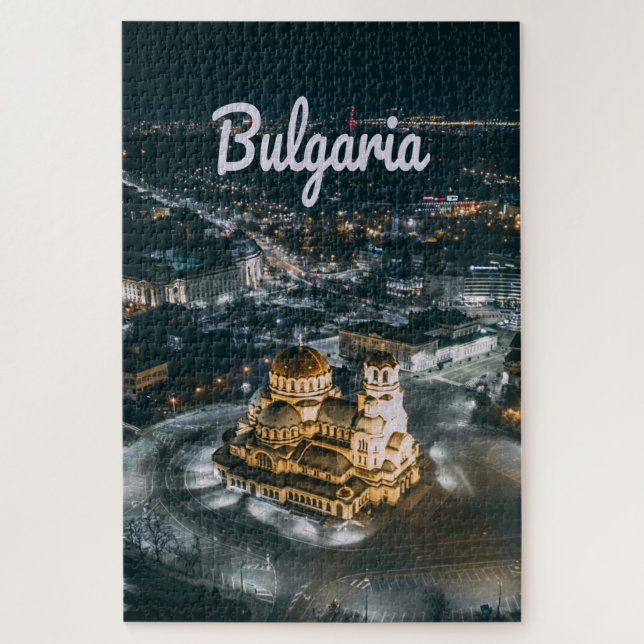 Bulgaria Capital Sofia Alexander Nevsky Cathedral Jigsaw Puzzle (Vertical)