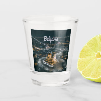 Bulgaria Capital Sofia Alexander Nevsky Cathedral Shot Glass