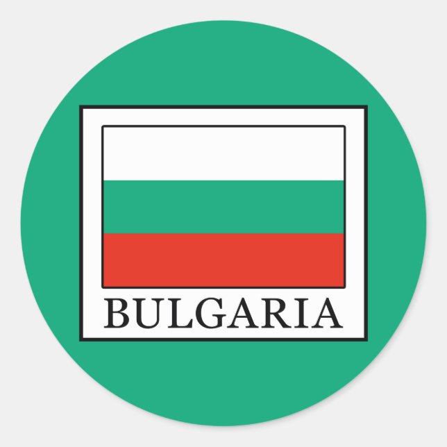 Bulgaria Classic Round Sticker (Front)
