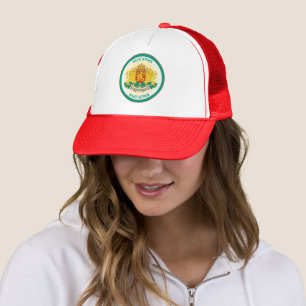 Bulgaria Coat of Arms Circle Shape Trucker Hat
