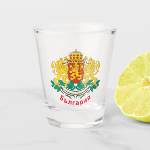 Bulgaria Coat of Arms Shot Glass