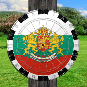 Bulgaria Dartboard, game board, Bulgarian Flag Dartboard