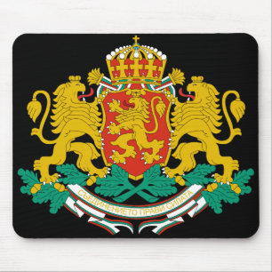 bulgaria emblem mouse mat