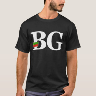 Bulgaria Flag and Country Initials T-Shirt
