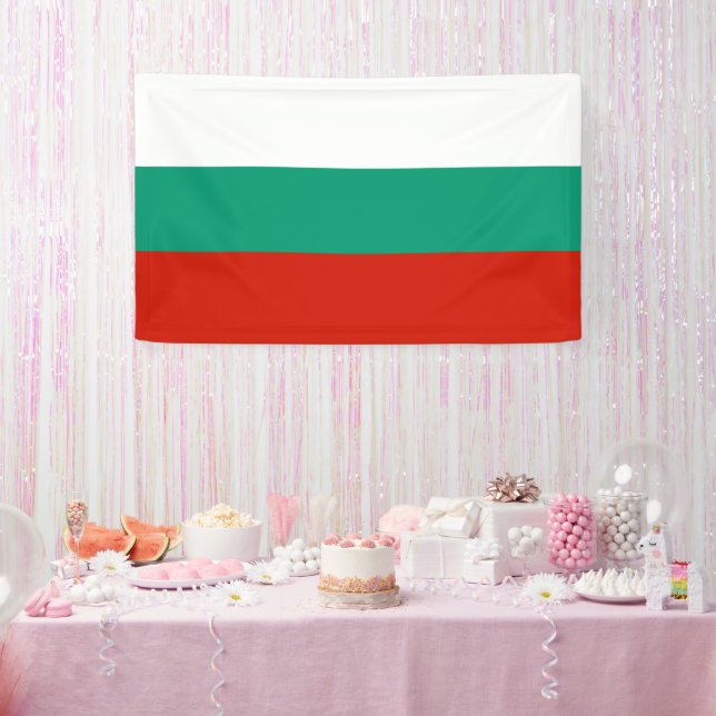 Bulgaria flag banner (Party)