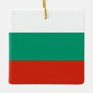 Bulgaria Flag Ceramic Ornament
