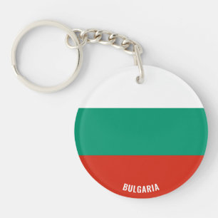 Bulgaria Flag Charming Patriotic Key Ring