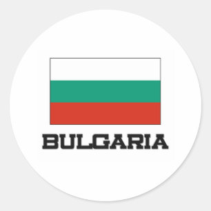 Bulgaria Flag Classic Round Sticker