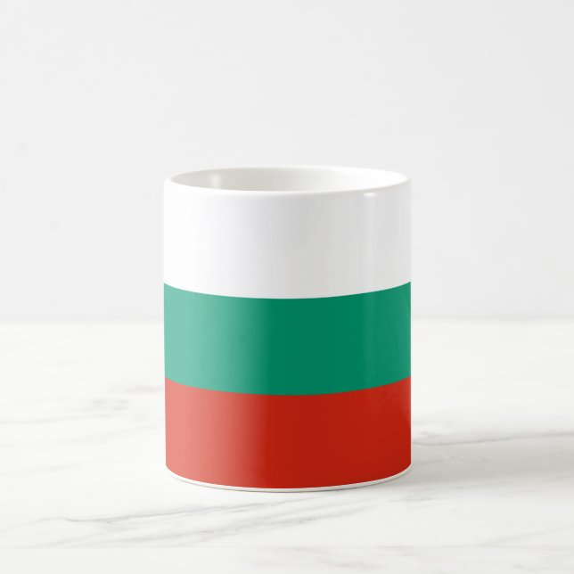 Bulgaria Flag Coffee Mug (Center)