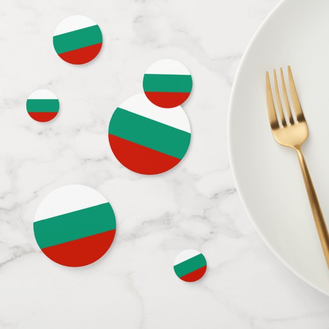 Bulgaria flag confetti (Group)