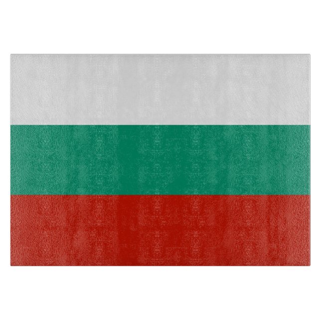 Bulgaria flag cutting board (Front)