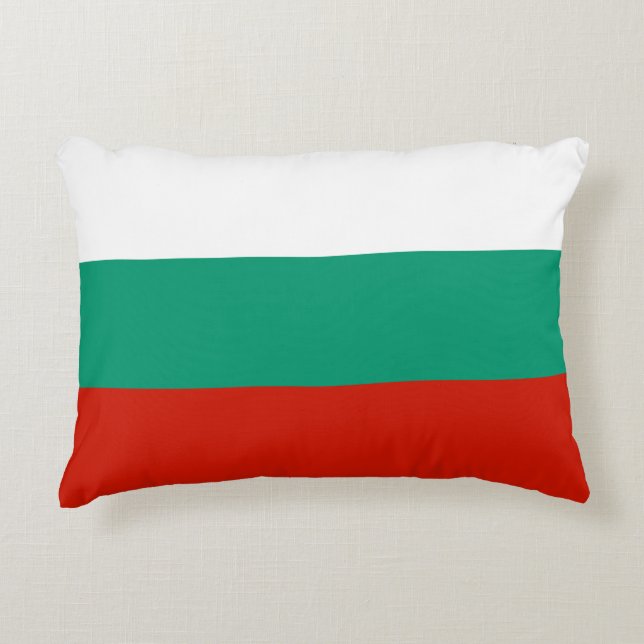 Bulgaria flag decorative cushion (Front)