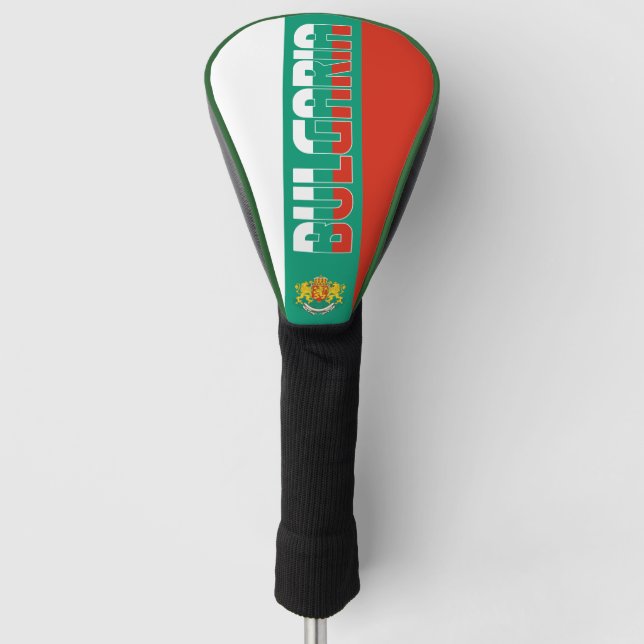 Bulgaria Flag Gorgeous Patriotic Golf Head Cover (Front)