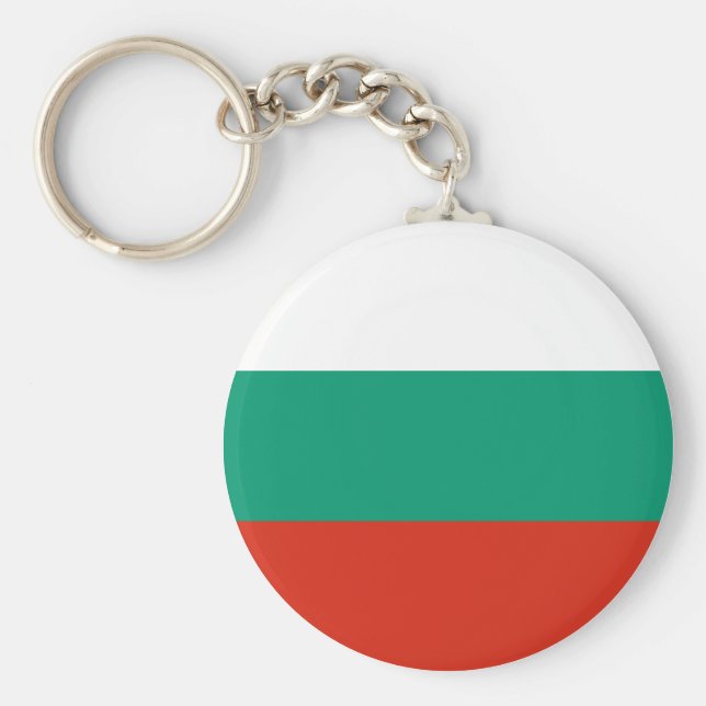 Bulgaria Flag Key Ring (Front)