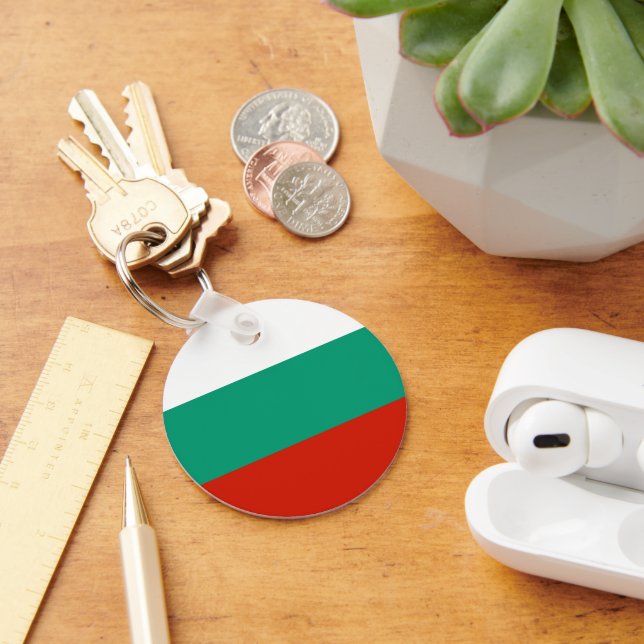 Bulgaria flag key ring (Desk)