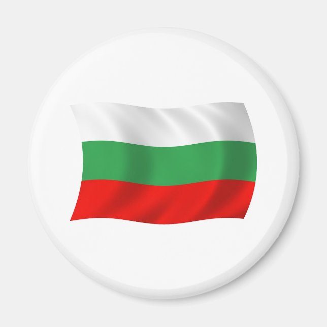 Bulgaria Flag Magnet (Front)