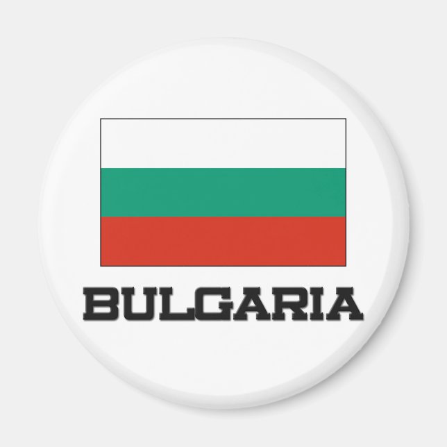 Bulgaria Flag Magnet (Front)