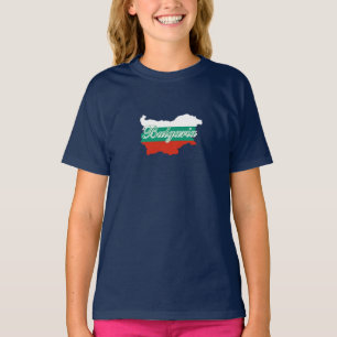 Bulgaria flag map T-Shirt
