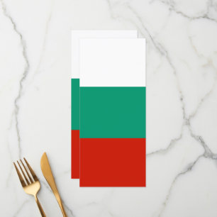 Bulgaria flag menu