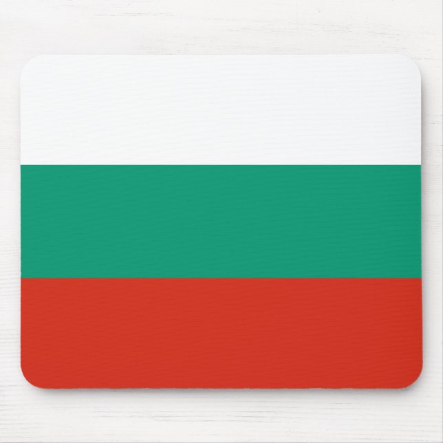 Bulgaria Flag Mouse Mat (Front)