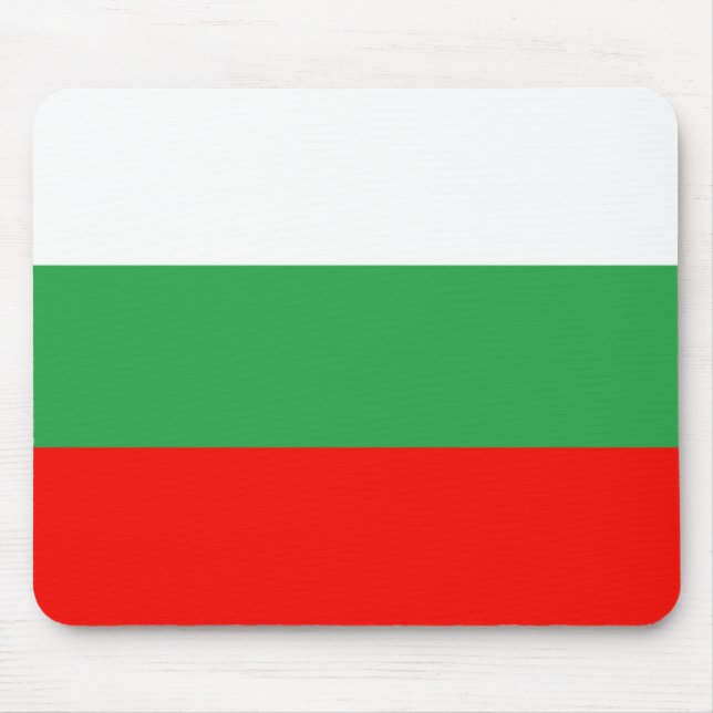 Bulgaria Flag Mouse Mat (Front)