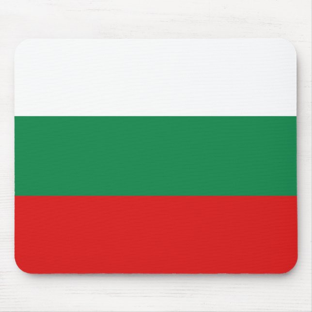 Bulgaria Flag Mousepad (Front)