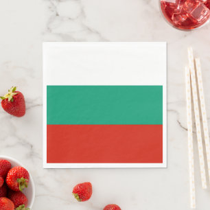 Bulgaria flag napkin