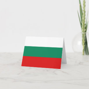 Bulgaria Flag Notecard