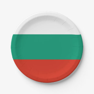 Bulgaria Flag Paper Plate