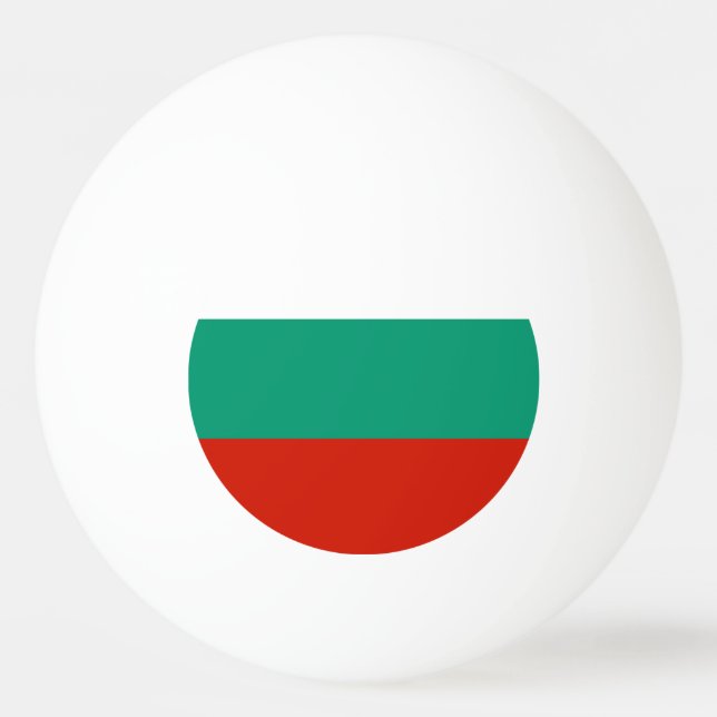 Bulgaria flag ping pong ball (Front)