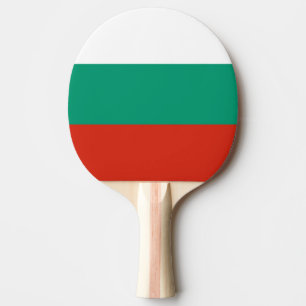 Bulgaria Flag Ping Pong Paddle
