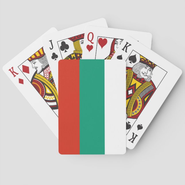 Bulgaria Flag Playing Cards (Back)