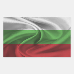Bulgaria Flag Rectangular Sticker