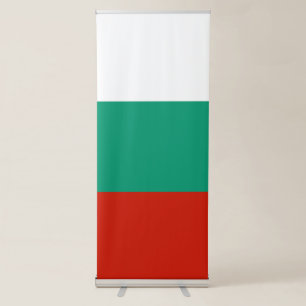 Bulgaria flag retractable banner