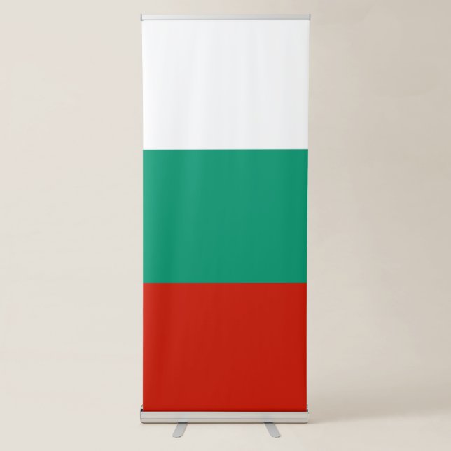 Bulgaria flag retractable banner (Front)