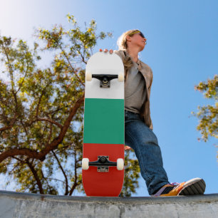 Bulgaria flag skateboard