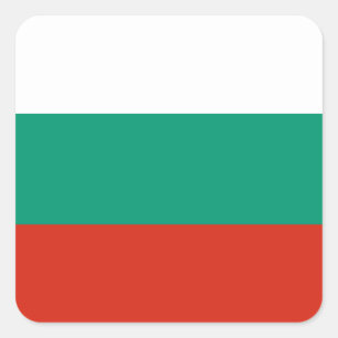 Bulgaria Flag Square Sticker
