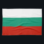 Bulgaria flag tea towel<br><div class="desc">An ideal gift for all those who are patriotic of their country!</div>
