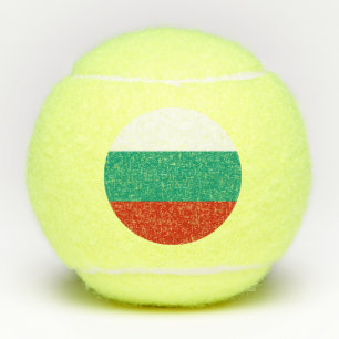 Bulgaria flag tennis balls