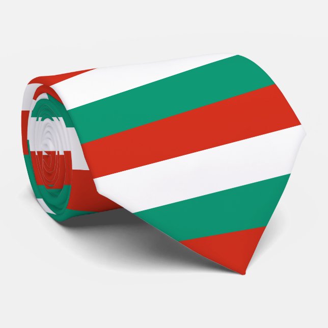 Bulgaria flag tie (Rolled)