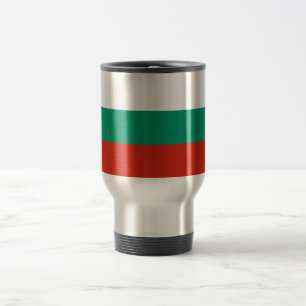 Bulgaria Flag Travel Mug