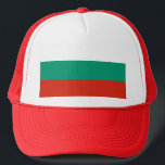 Bulgaria Flag Trucker Hat<br><div class="desc">Bulgaria Flag</div>