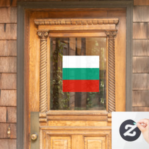 Bulgaria flag window cling