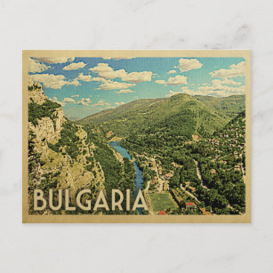 Bulgaria Germany Vintage Travel Postcard