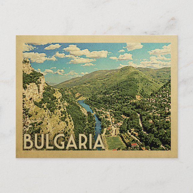 Bulgaria Germany Vintage Travel Postcard (Front)