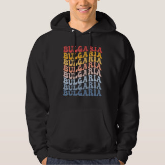 Bulgaria Groovy Retro Bulgarian Hoodie
