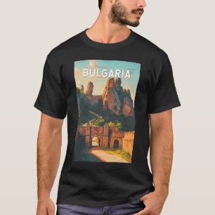 Bulgaria Illustration Travel Art Vintage T-Shirt