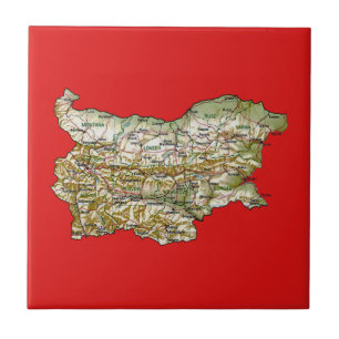 Bulgaria Map Tile
