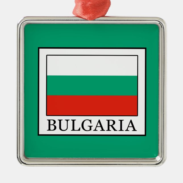 Bulgaria Metal Tree Decoration (Front)